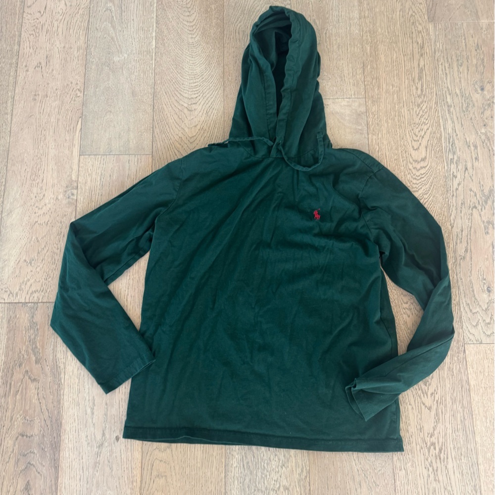 Polo Ralph Lauren Dark Green Women's t shirt with hood - Picture 1 of 4